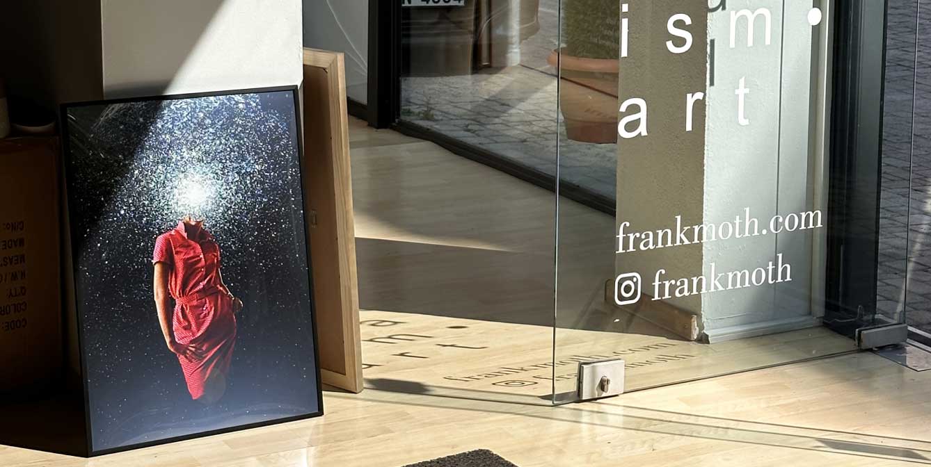 Obra de arte emoldurada de Frank Moth