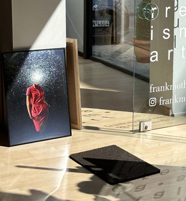 Obra de arte emoldurada de Frank Moth